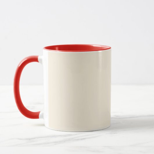 Niedliche personalisierte Weihnachtszeit Tasse Hun (Links)