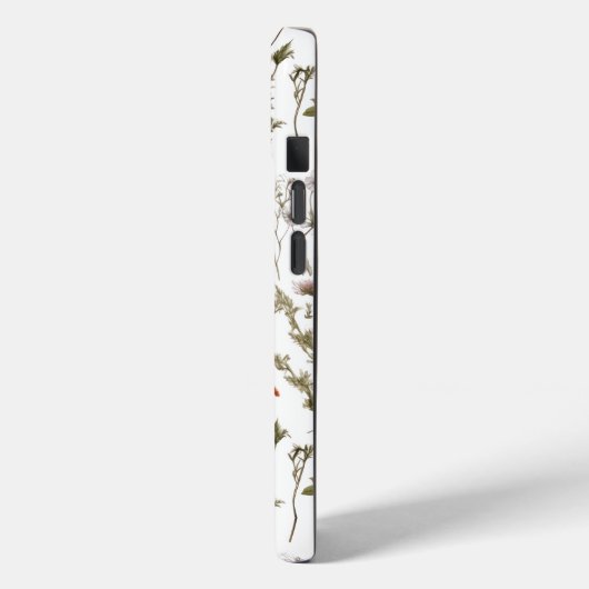 Niedliche Personalisierte Wildblume Case-Mate iPhone Hülle (Rückseite / Links)