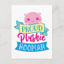 Niedliche perzonalisierte Proud Plushie Hooman