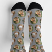 Niedliche Pet 2 Cat Foto Socken (Oben)