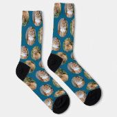 Niedliche Pet 2 Cat Foto Socken (Rechts)