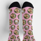 Niedliche Pet 2 Cat Foto Socken (Oben)