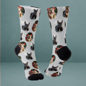 Niedliche Pet 2 Dog Foto Socken