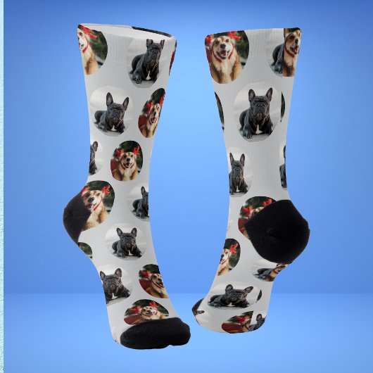 Niedliche Pet 2 Dog Foto Socken