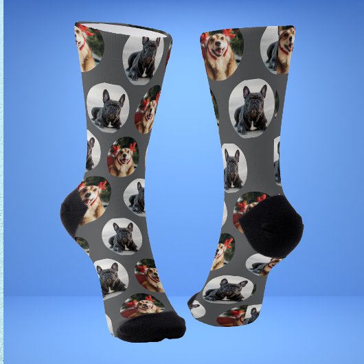 Niedliche Pet 2 Dog Foto Socken