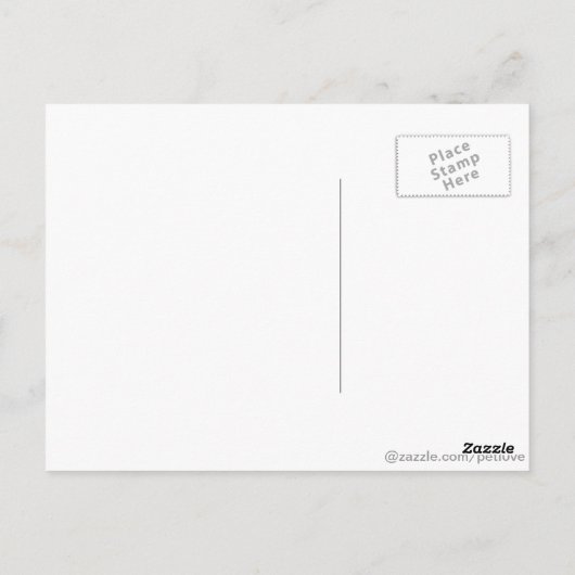 Niedliche PetL0ve-Postkarte Postkarte (Rückseite)