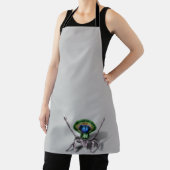 Niedliche Pfauenspinne Digitale Kunst Schürze (InSitu)