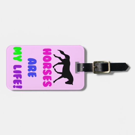 Niedliche Pferde sind mein Leben-Gepäck-Umbau Gepäckanhänger (Vorderseite horizontal)