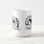 niedliche Pferdefreunde Wortart Kaffee Tasse (Mittel)