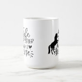 niedliche Pferdefreunde Wortart Kaffee Tasse (Mittel)