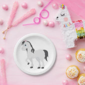 Niedliche Pferdepapiere Teller (Party)