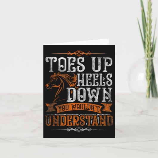 Niedliche Pferderennfahrer Gaben Reiten Karte (Vorderseite)