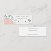 Niedliche Pfirsichfrucht Fettformatierung der Abst Mini Visitenkarte (Vorne/Hinten)