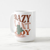 Niedliche Pflanze Kaktus Kaffeetasse (Vorderseite Links)