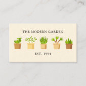 Niedliche Pflanze Kinderzimmer Sukkuläre Botanik B Visitenkarte (Vorderseite)