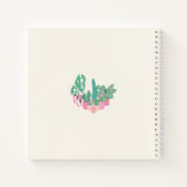 Niedliche Pflanze Lady Illustrierten Hauspflanzen Notizblock (Rückseite)