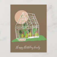 Niedliche Pflanze liebt Greenhouse Illustration