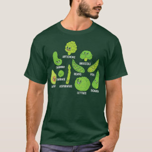 Niedliche pflanzliche Vegane Ernährung Veggie Diät T-Shirt
