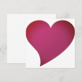 Niedliche Pflaume Großherz moderne Valentiner Tage (Vorne/Hinten)