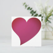 Niedliche Pflaume Großherz moderne Valentiner Tage (Stehend Vorderseite)