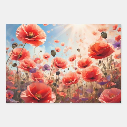 Niedliche Pflücke im Feld Geschenkpapier Set (Vorderseite 2)