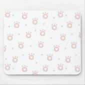 Niedliche Pfoten mit Herz | Mousepad (Vorne)