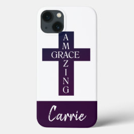 niedliche PHANTASTISCHE GRACE-Typografie und Kreuz Case-Mate iPhone Hülle