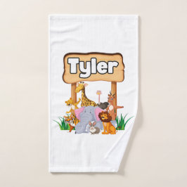 Niedliche Phantastische Zootierkid Handtuch