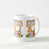 Niedliche Phantastische Zootierkid Kaffeetasse (VorderseiteRechts)