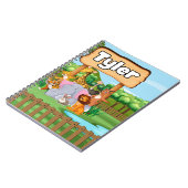 Niedliche Phantastische Zootierkid Notizblock (Linke Seite)