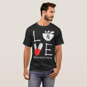 Niedliche Pharmazie Tech Liebe Pharmazeutischer Un T-Shirt (Vorne ganz)