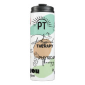 Niedliche Physikalische Therapie/Therapeut Thermosbecher (Vorderseite)