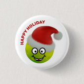 🎅 Niedliche Pickleball-Taste Button (Vorderseite)
