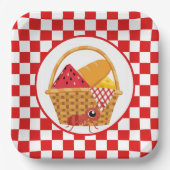 niedliche Picknick-Ameisen-Party-Teller Pappteller (Vorderseite)