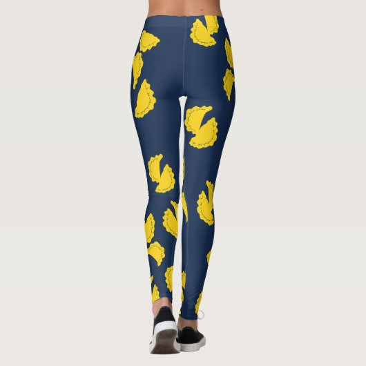 Niedliche Pierogi-Leggings Leggings (Rückseite)