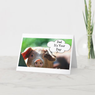 NIEDLICHE PIGGIE FÜR VATERS *GEBURTSTAG* ODER *VAT KARTE