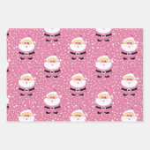 Niedliche pikobasierte Weihnachtsfeiertage Geschenkpapier Set (Vorderseite 2)