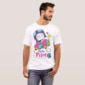 Niedliche Pilotin T-Shirt (Vorne ganz)