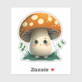 Niedliche Pilzaufkleberpackung Aufkleber (Blatt)