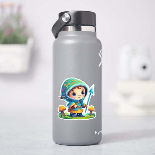 Niedliche Pilzaufkleberpackung Aufkleber (HydroFlask)