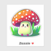 Niedliche Pilzaufkleberpackung Aufkleber (Blatt)