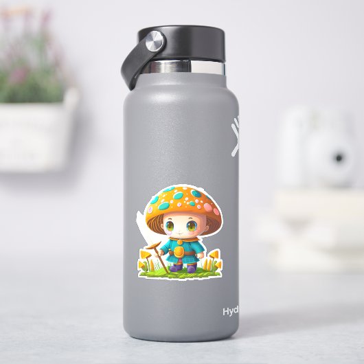 Niedliche Pilzaufkleberpackung Aufkleber (HydroFlask)
