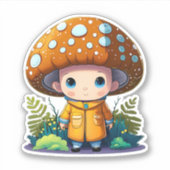 Niedliche Pilzaufkleberpackung Aufkleber (Vorderseite)