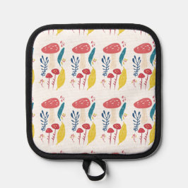 Niedliche Pilzdarstellung Topflappen