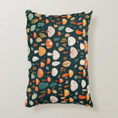 Niedliche Pilze Blätter Hütte Kerndesign Dekokissen (Vorderseite(Vertikal))