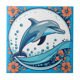 Niedliche Pilze Blätter Hütte Kerndesign Fliese