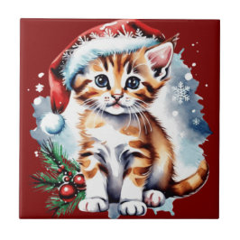 Niedliche Pilze Blätter Hütte Kerndesign Fliese