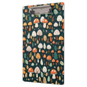 Niedliche Pilze Blätter Hütte Kerndesign Klemmbrett (Links)