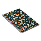 Niedliche Pilze Blätter Hütte Kerndesign Notizblock (Rechte Seite)