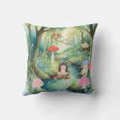 Niedliche Pilze für Menschen und Freunde Blanket Kissen (Rückseite)